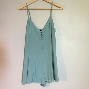 Mint Blue Romper